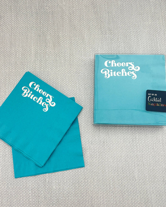 Cheers B**chs Cocktail Napkin