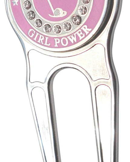 Girl Power w/ Crystals Ball Marker