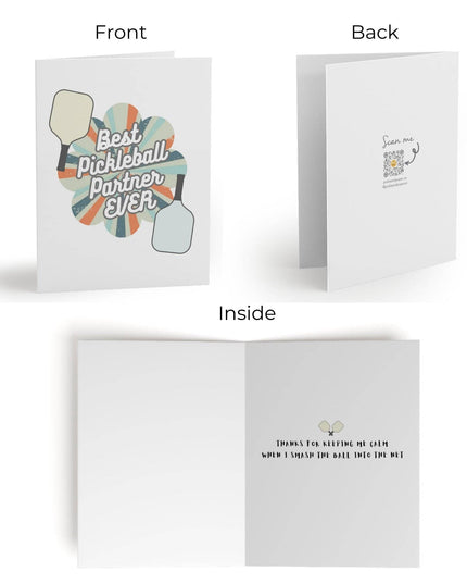Best Pickleball Partner Ever Greeting Card