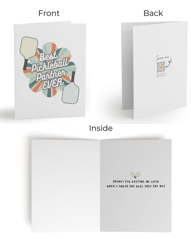 Best Pickleball Partner Ever Greeting Card