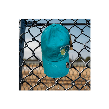 "Pickleball w/Heart" Exclusive Embroidered Vintage Distressed Washed Style Baseball Caps