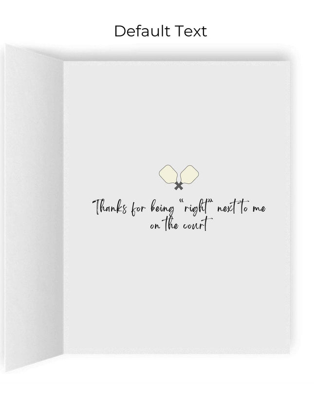 Lefties Rule Pickleball Greeting Card