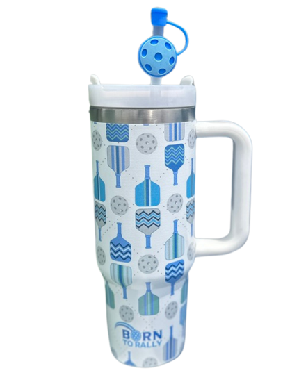 Blue Pickleball 30oz Tumbler
