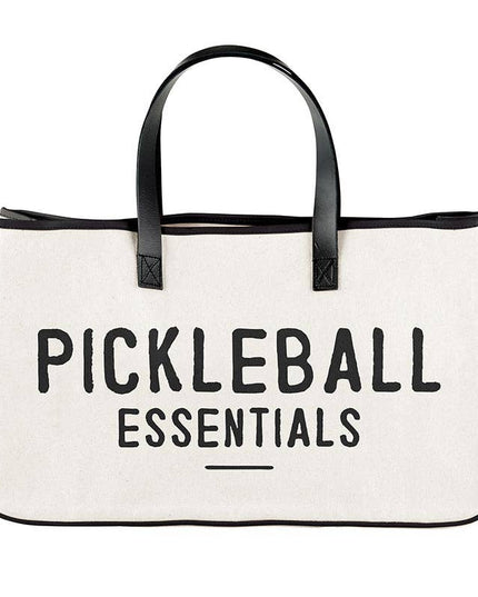 Pickleball Canvas Tote - Pickleball Essentials