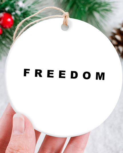 Freedom Ornament, Freedom Gift, Justice for Him