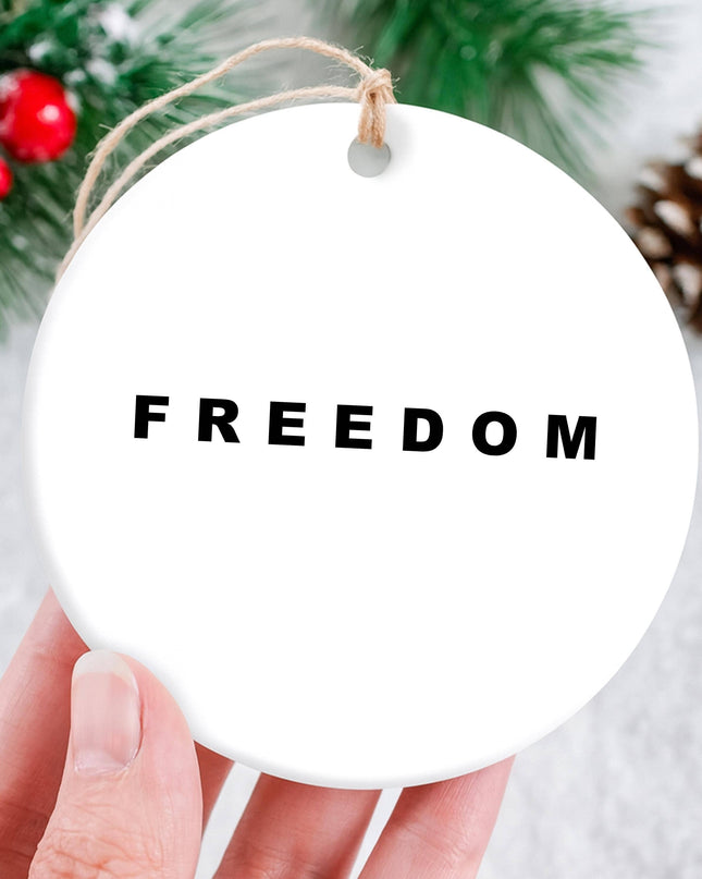 Freedom Ornament, Freedom Gift, Justice for Him