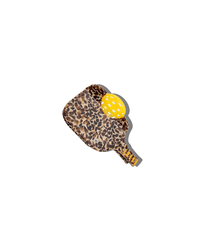 Hand-painted Pickleball Paddle Claw Hair Clip | Eco-Friendly