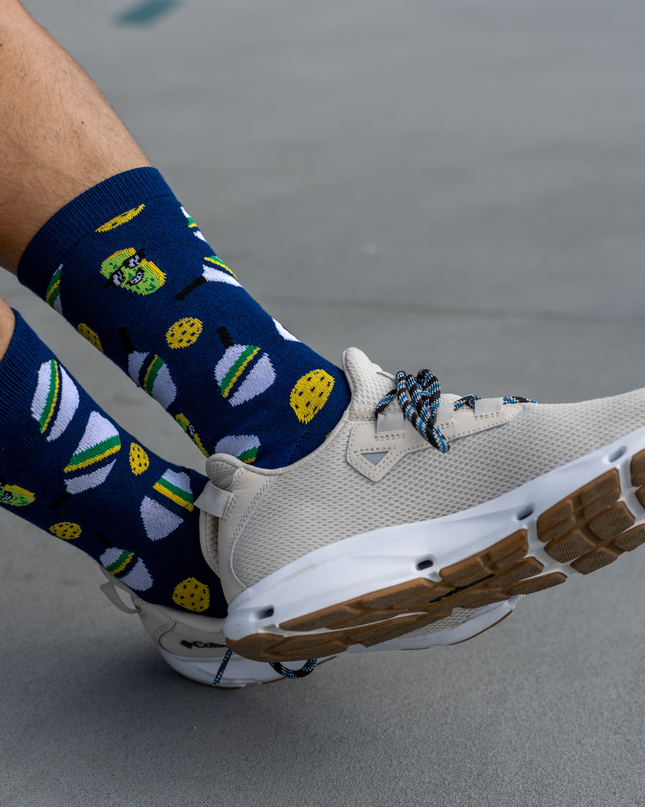 Bamboo Pickleball Socks- Navy