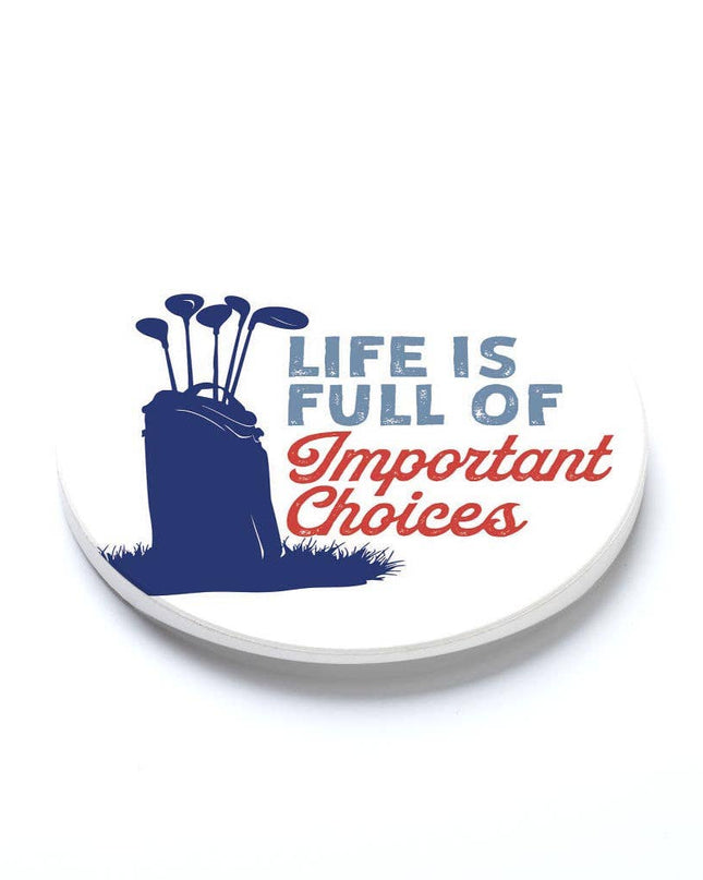 Car Coaster-Golf Life Is Full