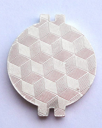 Dollar Sign Ball Marker with Clear Crystals