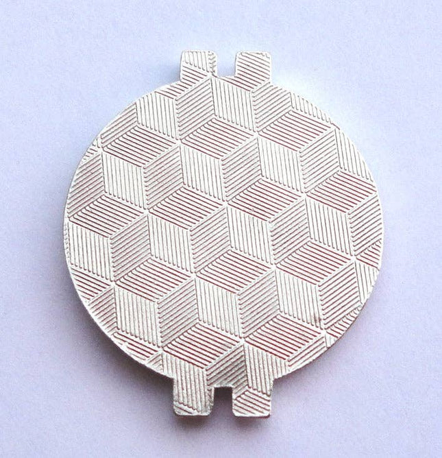 Dollar Sign Ball Marker with Clear Crystals