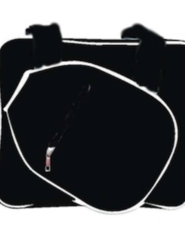 Cross Court Canvas Pickleball Tote  Black