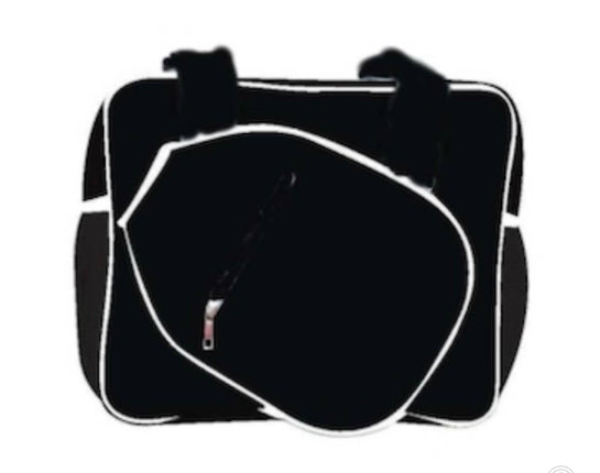 Cross Court Canvas Pickleball Tote  Black
