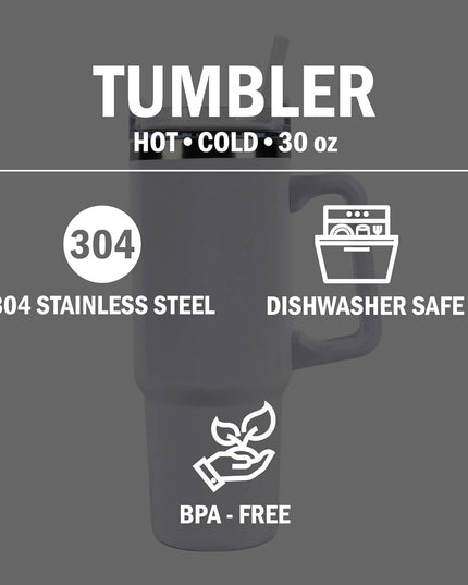 Blue Pickleball 30oz Tumbler