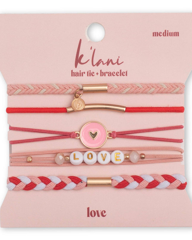 Love Hair Tie Bracelets