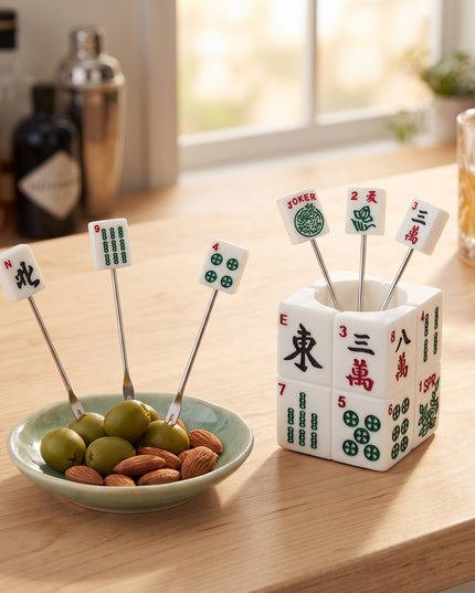 7-Piece MaJong Cocktail Pick Set