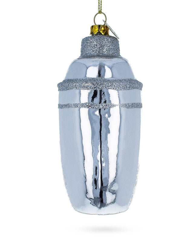 Bar Cocktail Shaker Glass Ornament