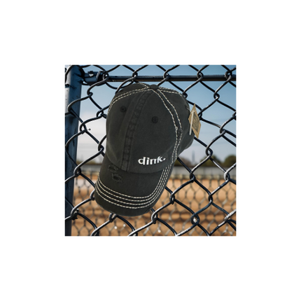 "Dink" Exclusive Embroidered Vintage Distressed Washed Style Baseball Caps