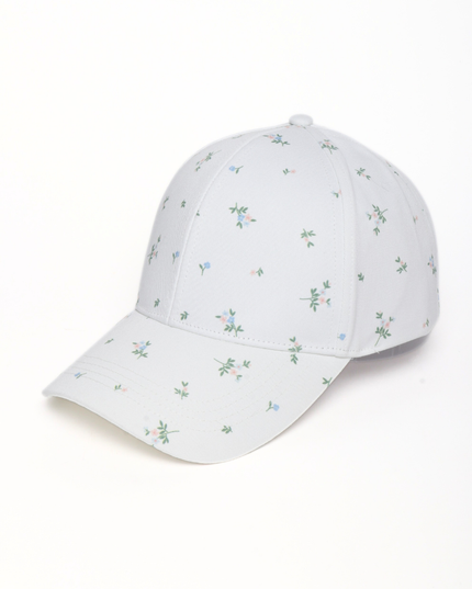 Floral Print 6 Panel Baseball Cap