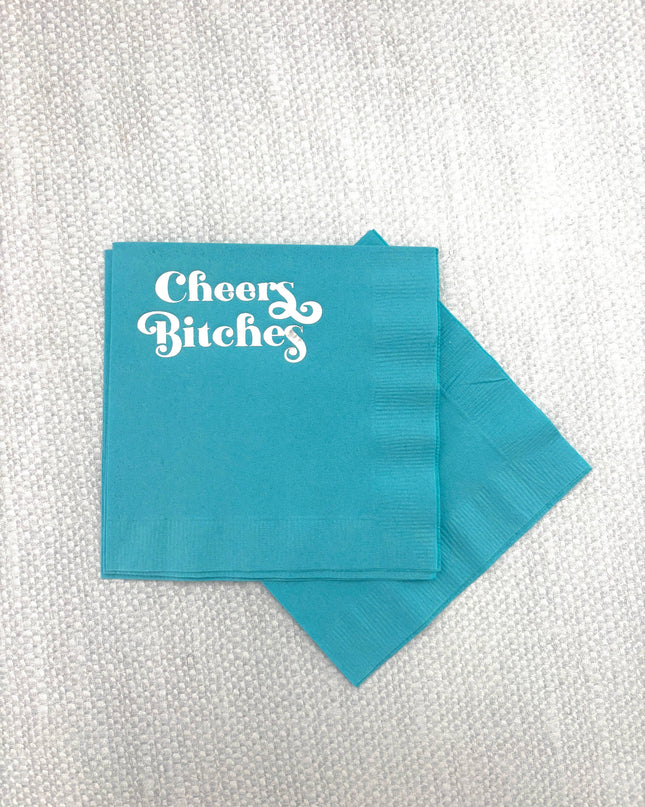 Cheers B**chs Cocktail Napkin