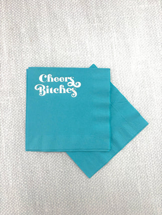 Cheers B**chs Cocktail Napkin