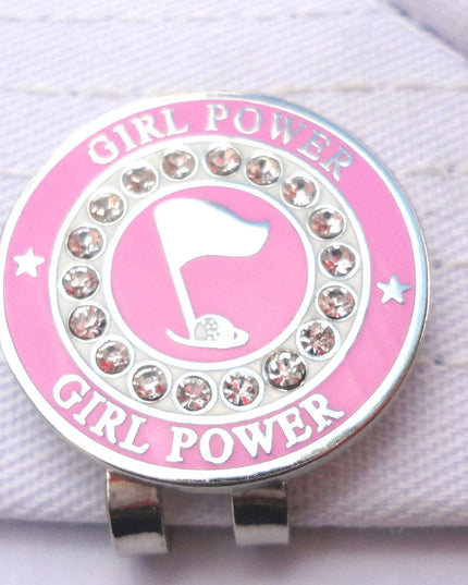 Girl Power w/ Crystals Ball Marker