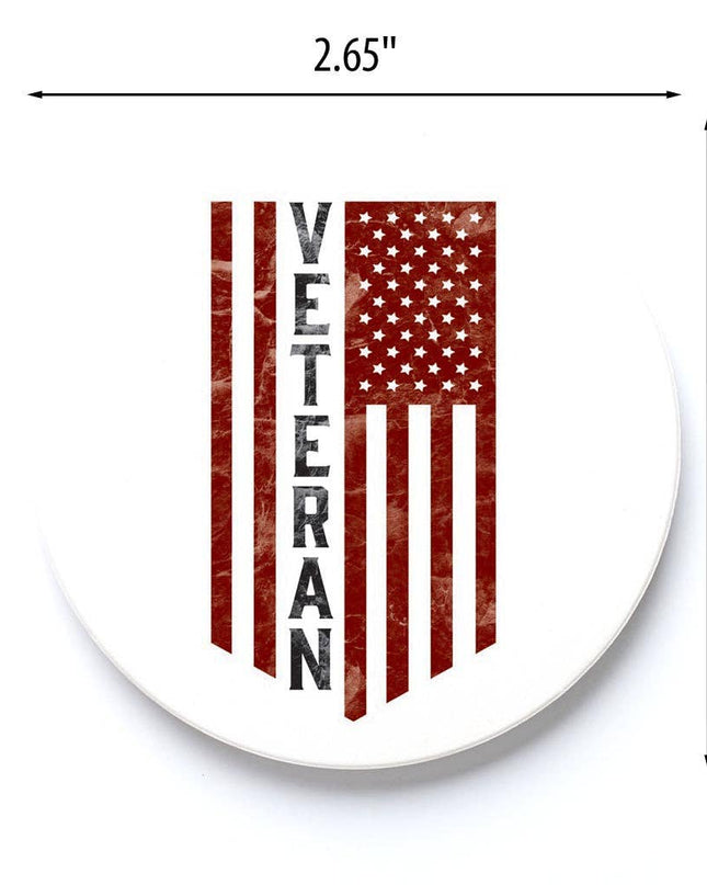 Car Coaster-Military Veteran