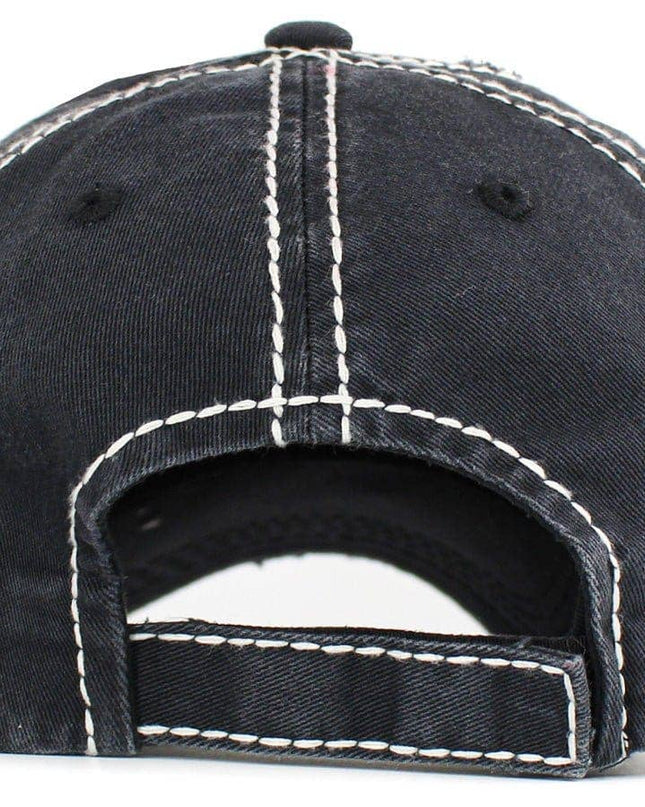 "Pickleball Queen" Vintage Washed Baseball Cap