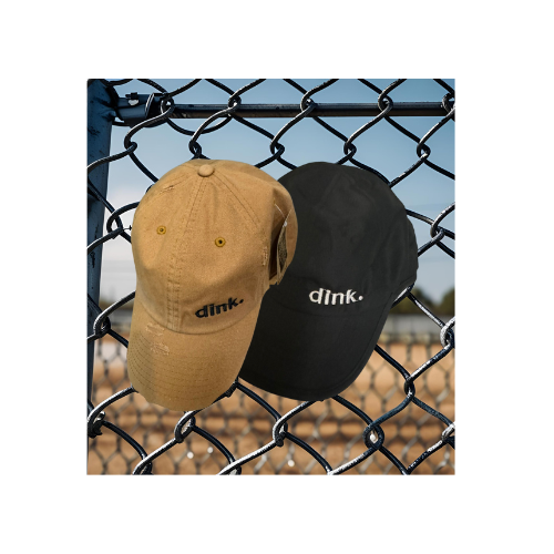 "Dink" Exclusive Embroidered Vintage Distressed Washed Style Baseball Caps