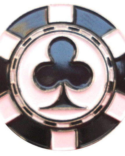 Poker Chip Clubs Ball Marker