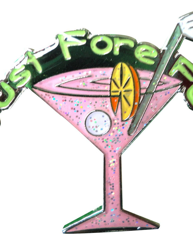 Pink Martini Glass Ball Marker