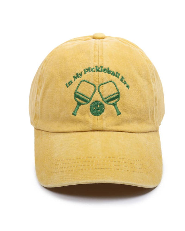 In My Pickleball Era Embroidered Baseball Cap