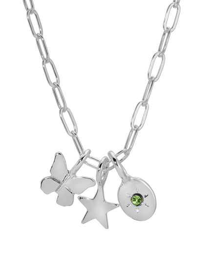 Silver PaperClip Chain (18-20 in) Necklace