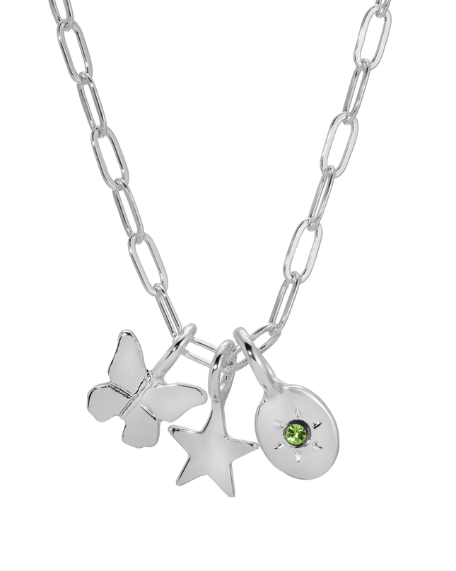 Silver PaperClip Chain (18-20 in) Necklace
