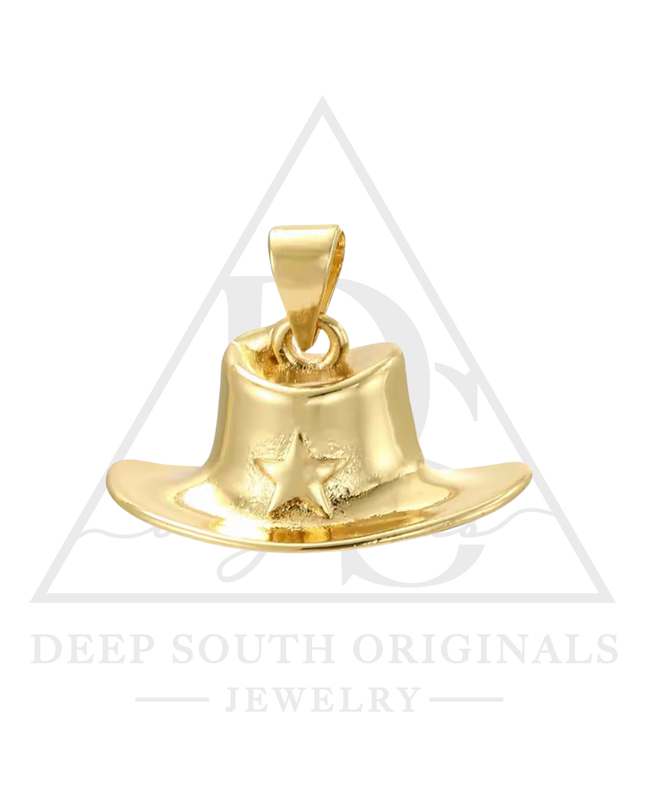 Lone Star Cowboy Hat Charm