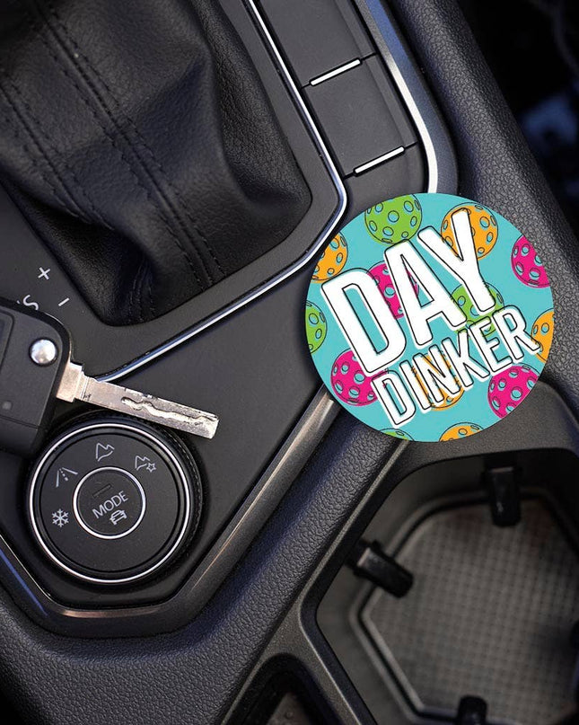 Car Coaster-Day Dinker Blue