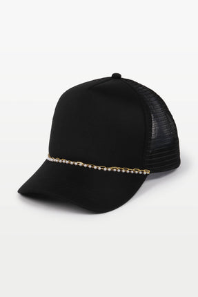 Trucker Hat Metal Chain and mini Pearl Chain Golf