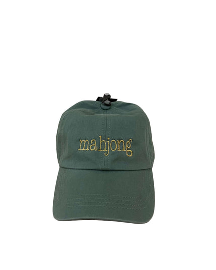 Mahjong Embroidered Hat