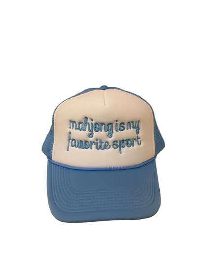 Mahjong Embroidered Trucker Hat