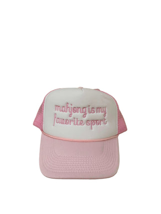 Mahjong Embroidered Trucker Hat