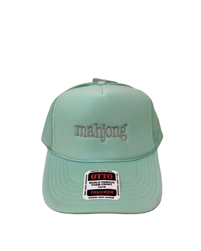 Mahjong Embroidered Trucker Hat
