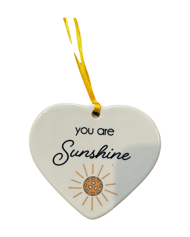 Sunshine Pickleball Ornament