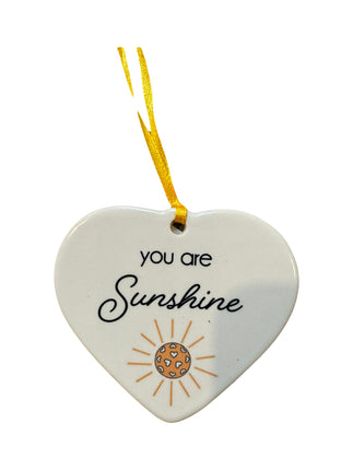 Sunshine Pickleball Ornament