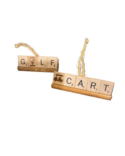 Golf Scrabble Ornament