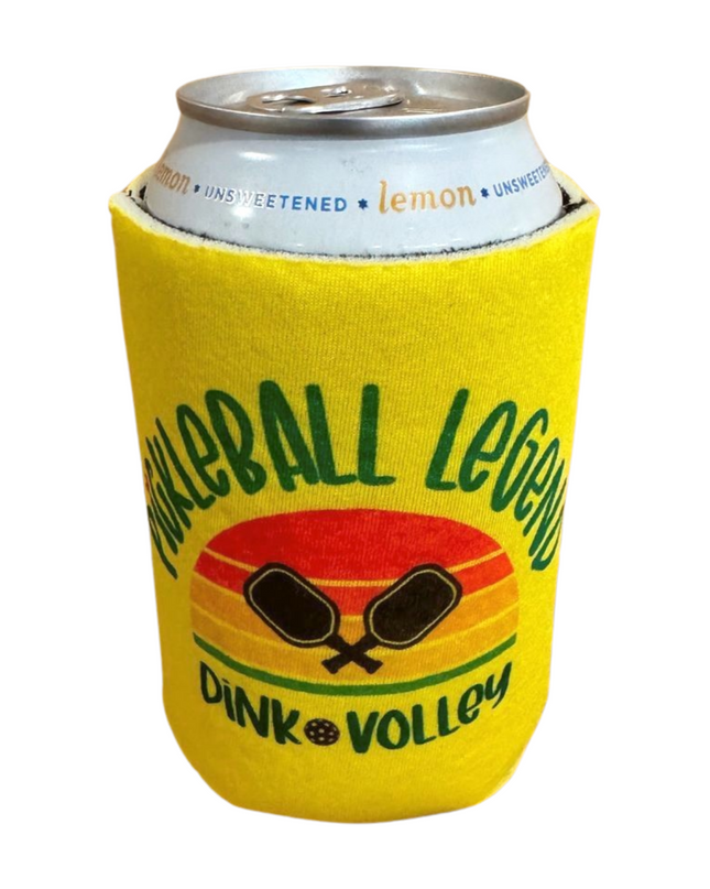 Pickleball Neoprene Can Coolers in Multi Colors & Designs 12oz