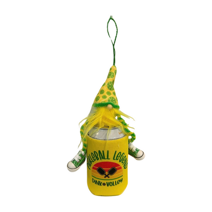 Pickleball Gnome Car Charm, Rearview Mirror Ornaments