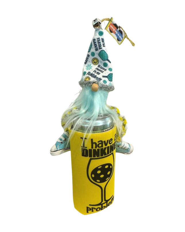 Pickleball Gnome Car Charm, Rearview Mirror Ornaments