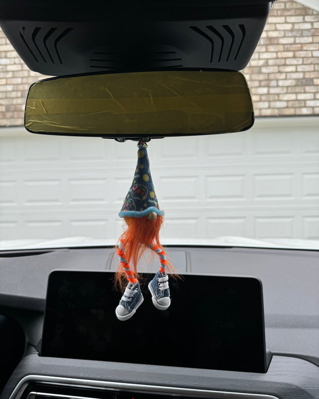 Pickleball Gnome Rearview Mirror Ornaments