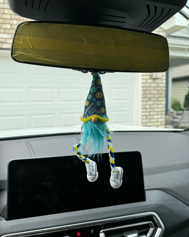 Pickleball Gnome Rearview Mirror Ornaments