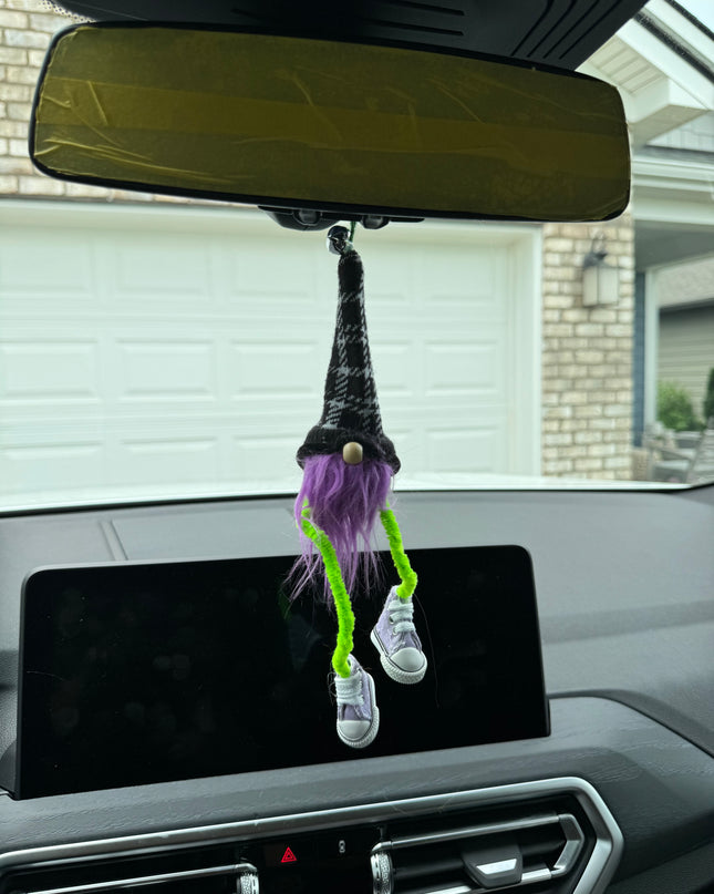 Pickleball Gnome Rearview Mirror Ornaments
